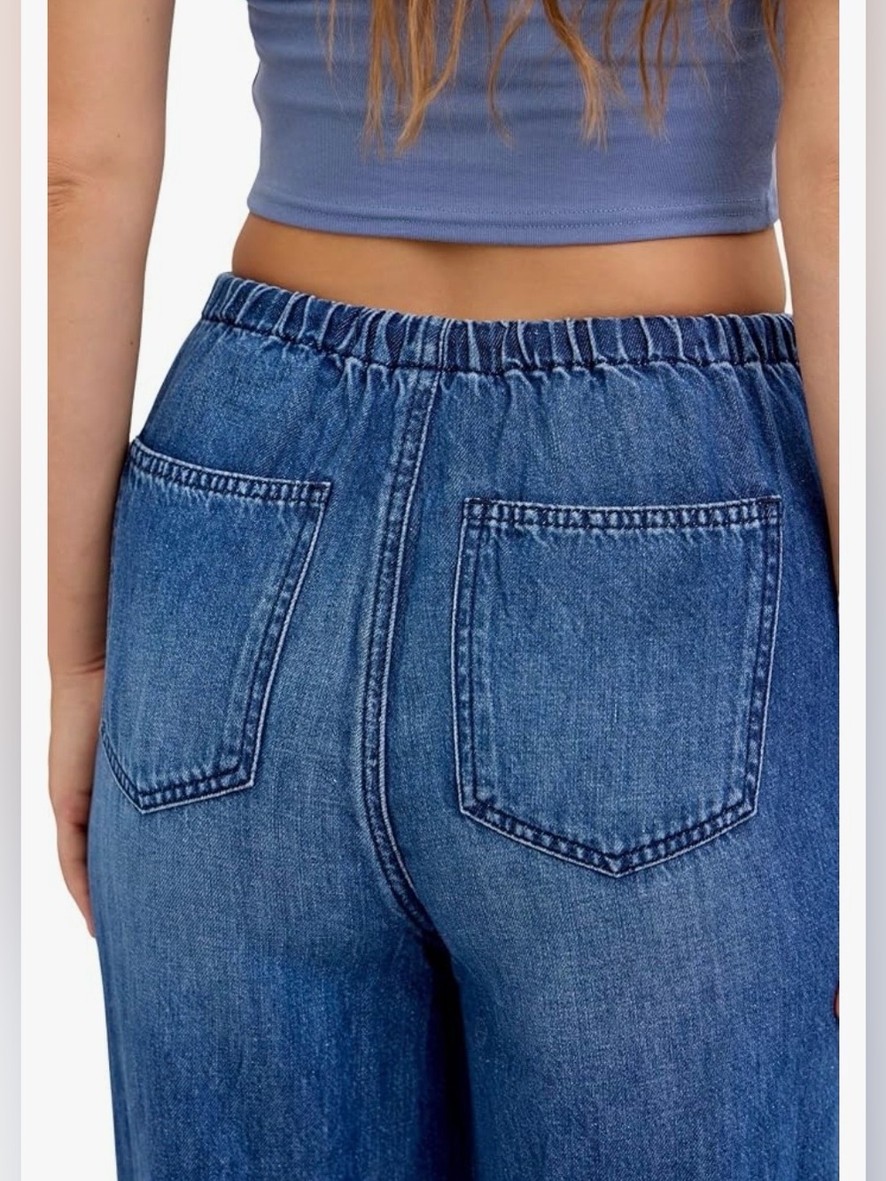 Judy Blue Women's High Rise Featherweight
Wide Leg Palazzo Jean (New with tags) - Picture 4 of 7